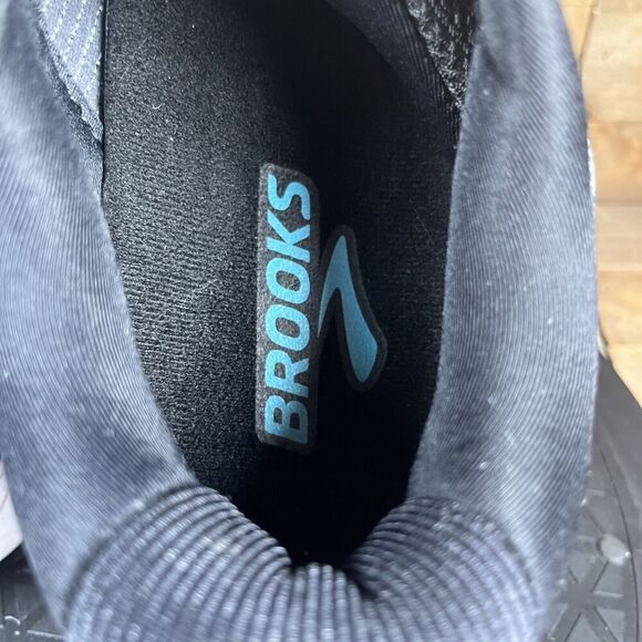 Brooks Women's Size 9.5 Wide Ariel 20 Black Blue Lace Up Running Shoes Sneakers - Picture 6 of 10